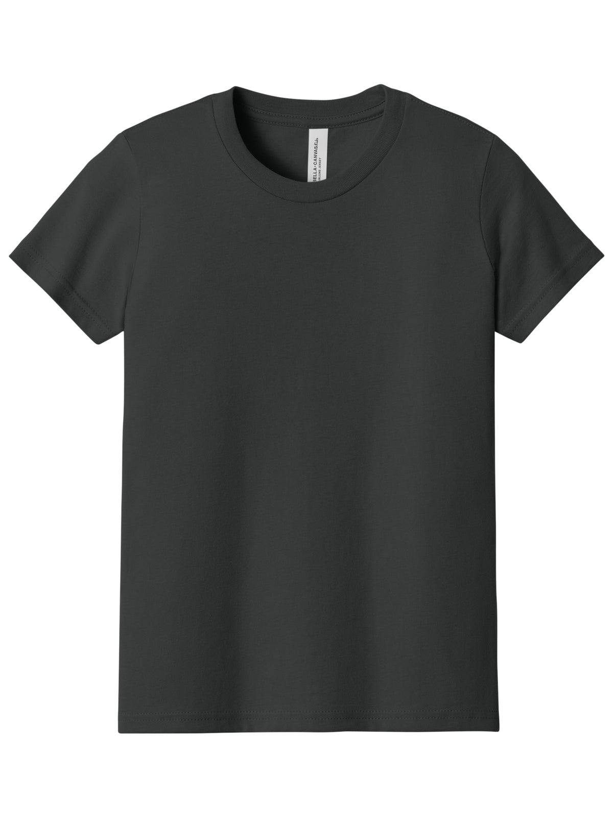 Youth Jersey Short Sleeve Tee - BC3001Y - Dark Grey