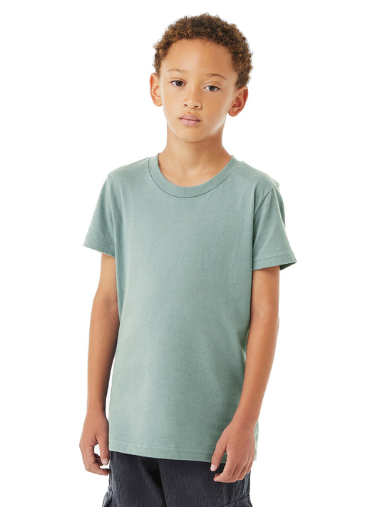 Youth Jersey Short Sleeve Tee - BC3001Y - Dusty Blue
