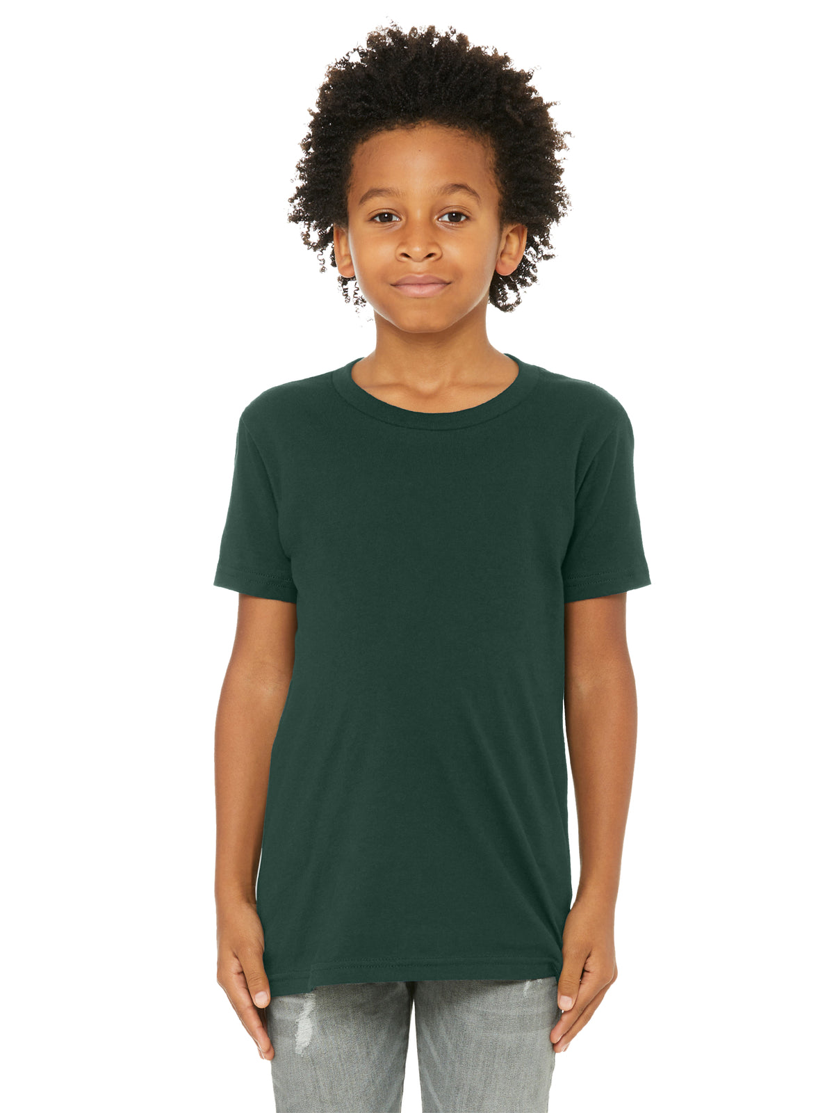 Youth Jersey Short Sleeve Tee - BC3001Y - Forest