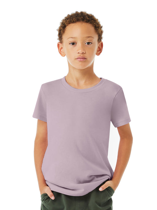 Youth Jersey Short Sleeve Tee - BC3001Y - Light Violet