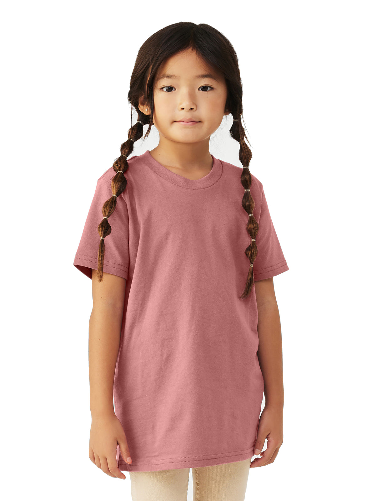 Youth Jersey Short Sleeve Tee - BC3001Y - Mauve