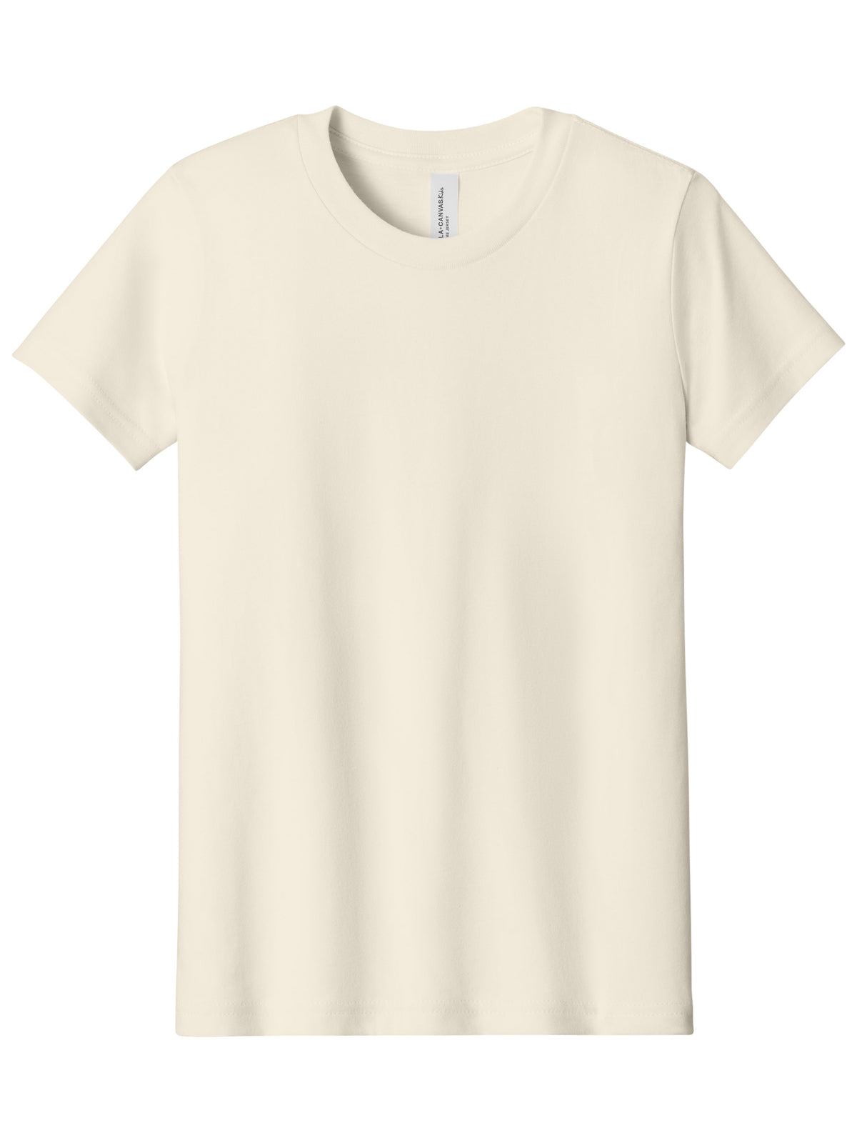 Youth Jersey Short Sleeve Tee - BC3001Y - Natural