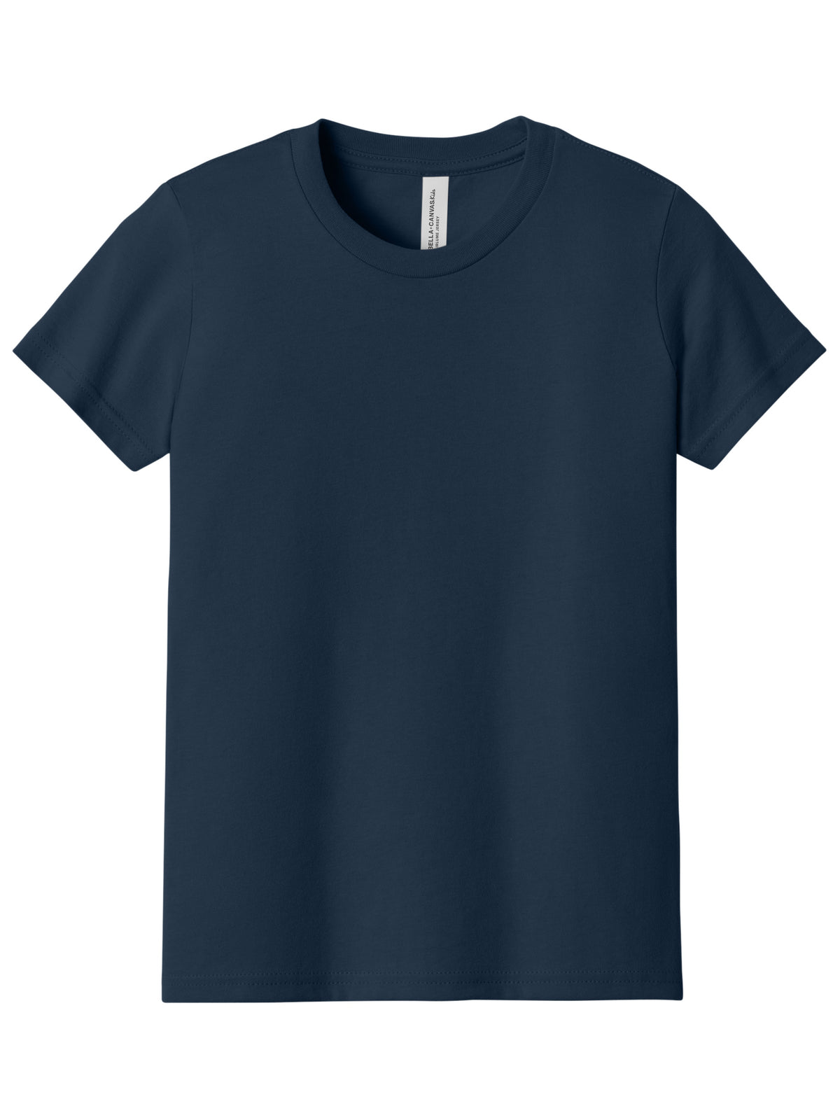 Youth Jersey Short Sleeve Tee - BC3001Y - Navy