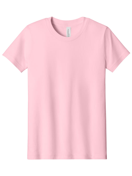 Youth Jersey Short Sleeve Tee - BC3001Y - Pink