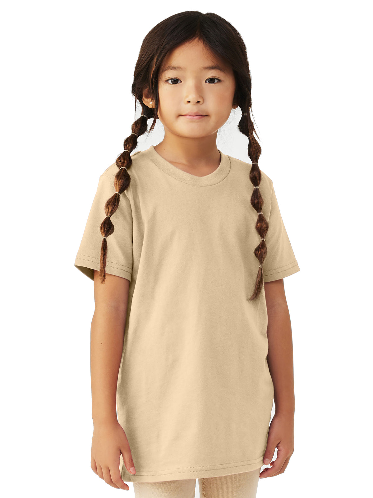 Youth Jersey Short Sleeve Tee - BC3001Y - Soft Cream