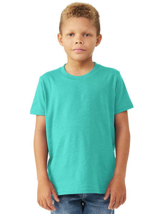 Youth Jersey Short Sleeve Tee - BC3001Y - Teal