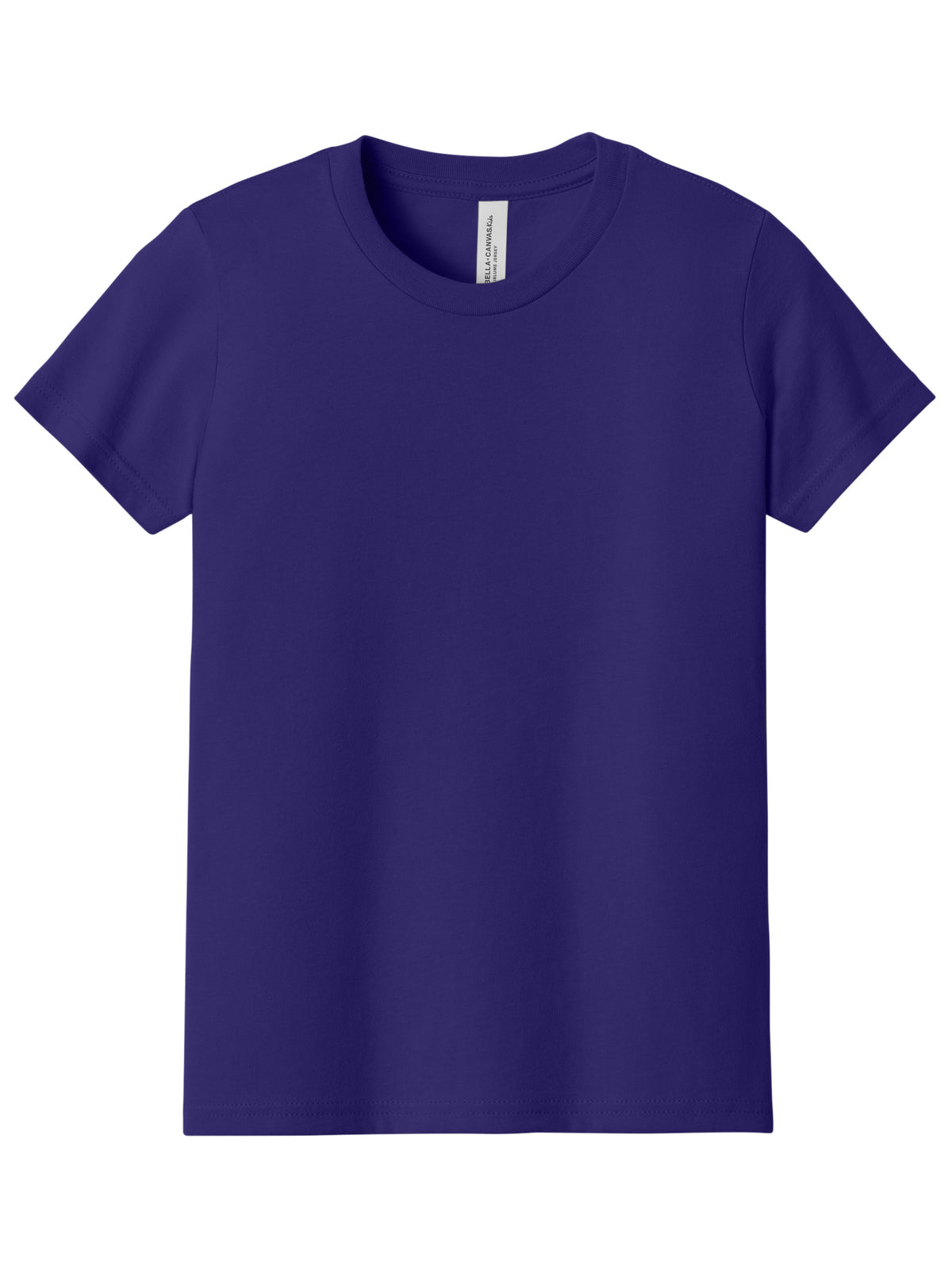 Youth Jersey Short Sleeve Tee - BC3001Y - Team Purple