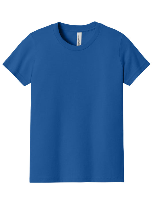 Youth Jersey Short Sleeve Tee - BC3001Y - True Royal