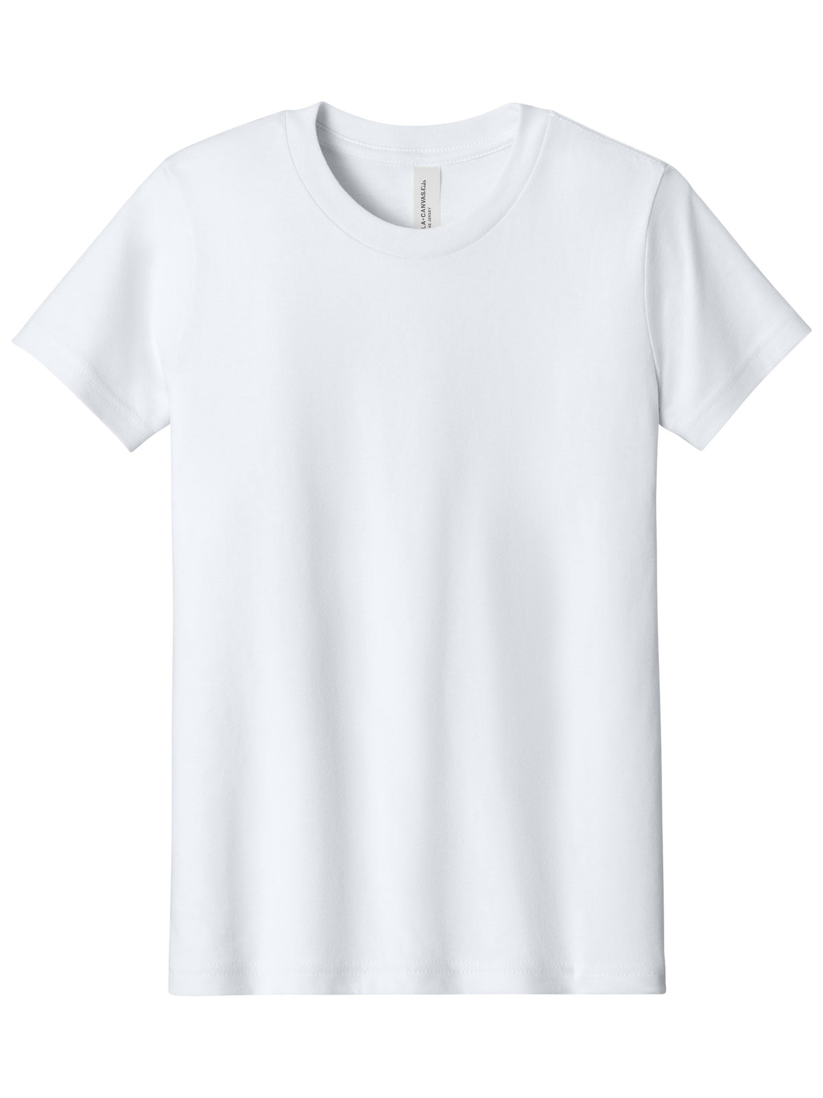 Youth Jersey Short Sleeve Tee - BC3001Y - White