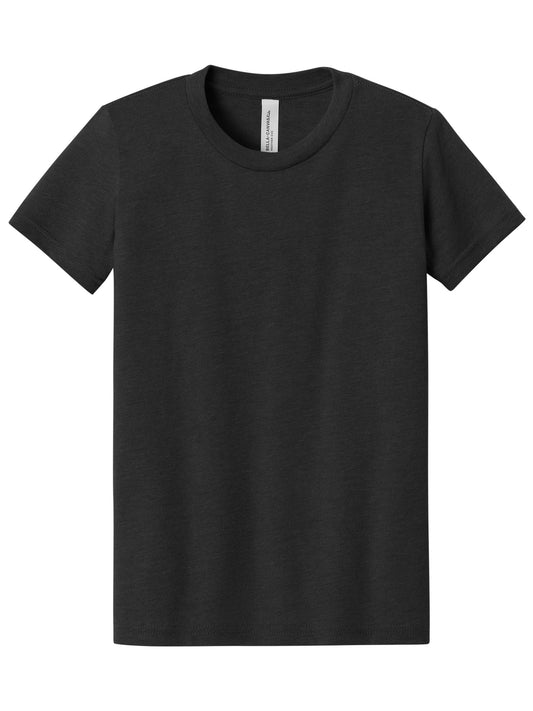 Youth Heather CVC Tee - BC3001YCVC - Black Heather