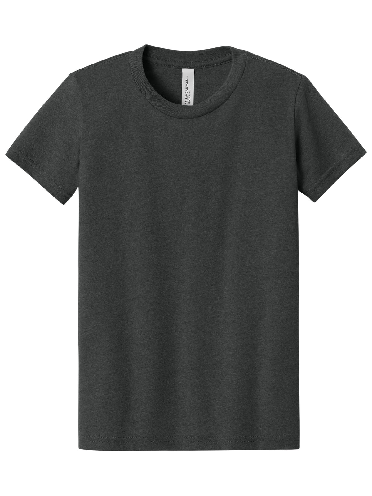 Youth Heather CVC Tee - BC3001YCVC - Dark Grey Heather