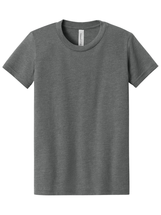 Youth Heather CVC Tee - BC3001YCVC - Deep Heather