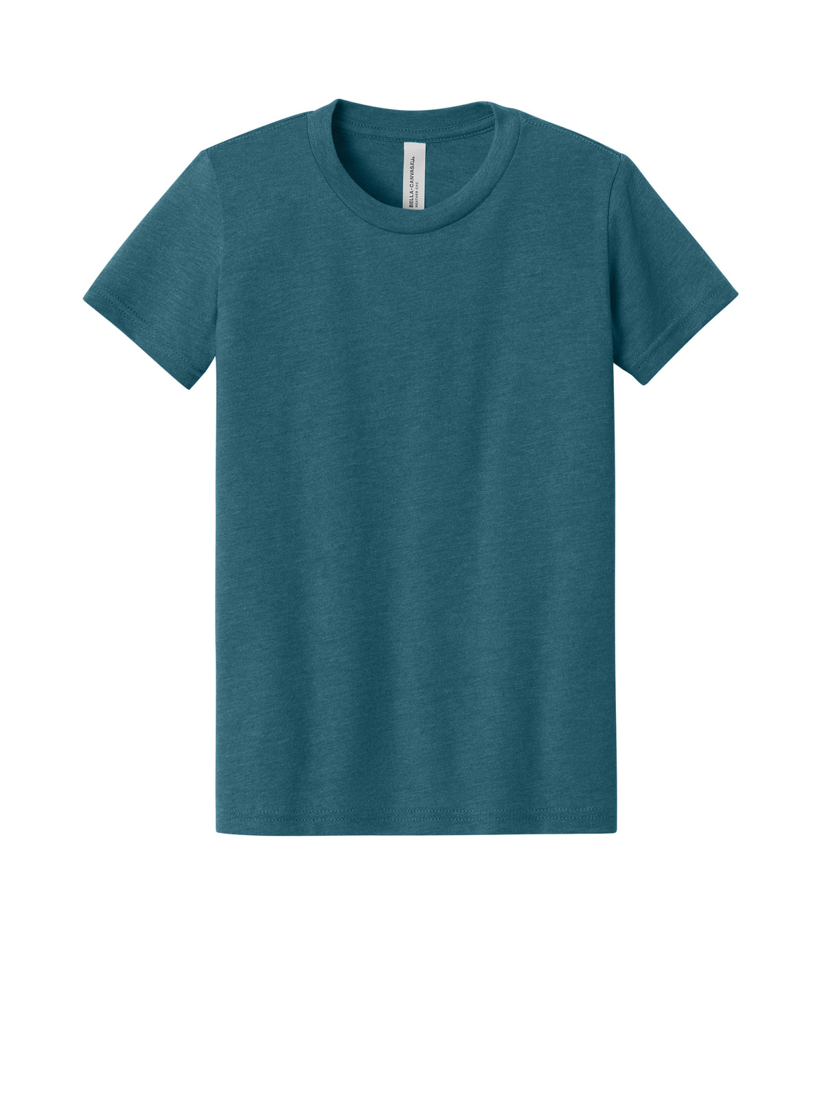 Youth Heather CVC Tee - BC3001YCVC - Heather Deep Teal