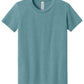 Youth Heather CVC Tee - BC3001YCVC - Heather Blue Lagoon