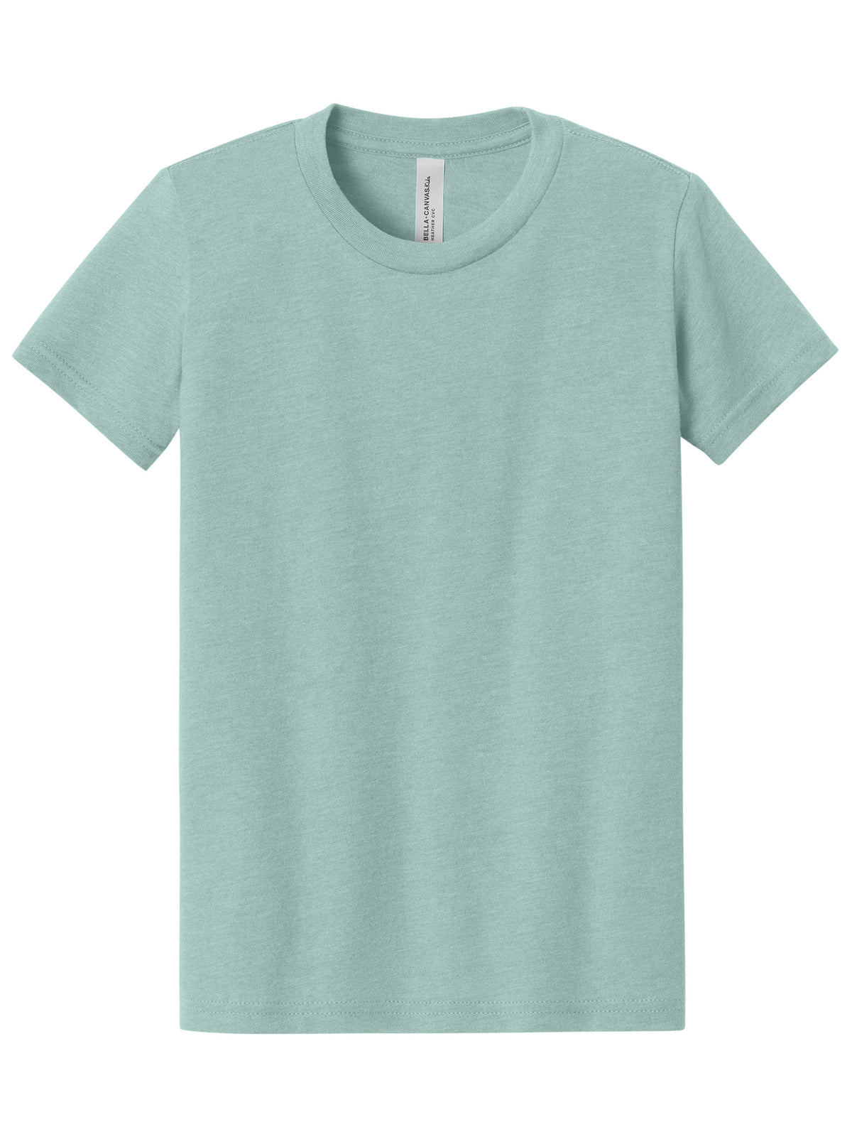Youth Heather CVC Tee - BC3001YCVC - Heather Dusty Blue