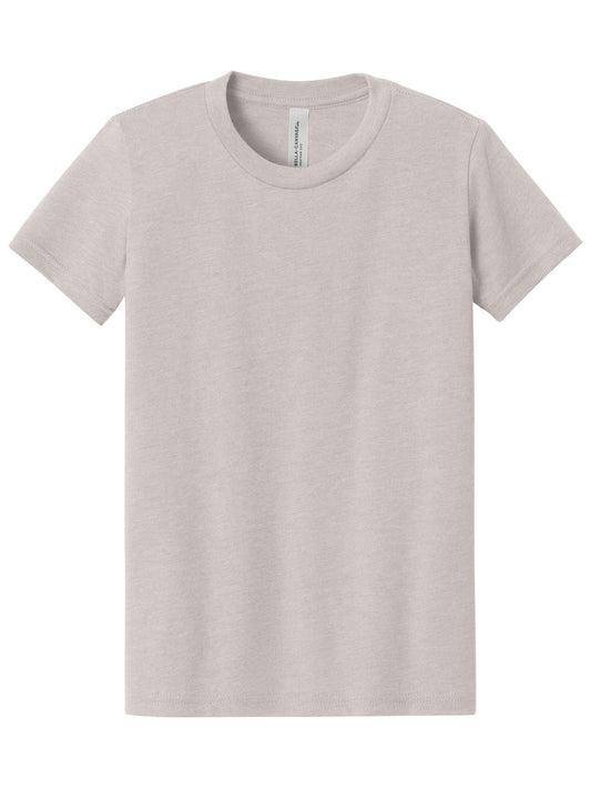 Youth Heather CVC Tee - BC3001YCVC - Heather Dust
