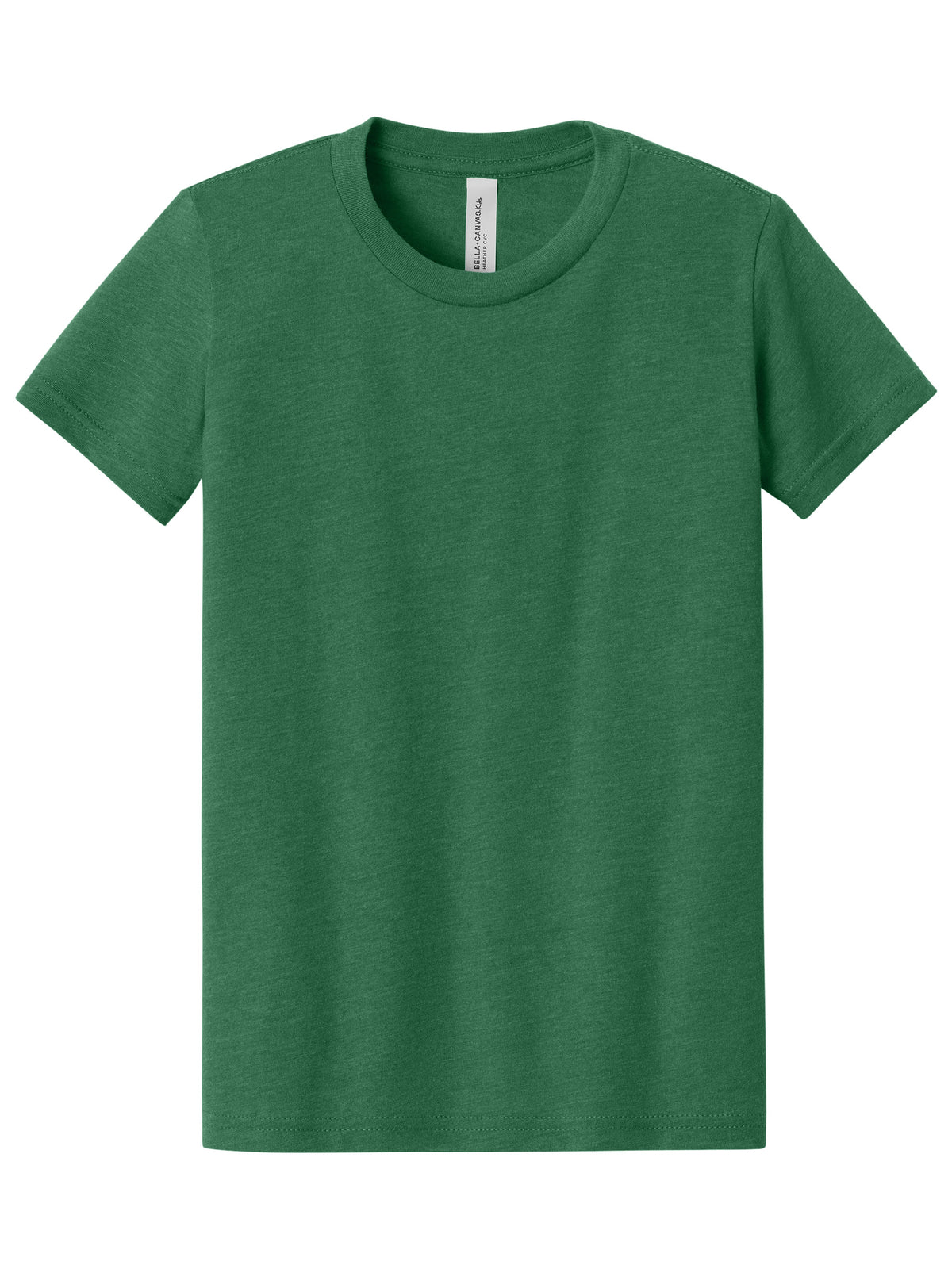 Youth Heather CVC Tee - BC3001YCVC - Heather Grass Green