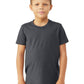 Youth Heather CVC Tee - BC3001YCVC - Heather Midnight Navy