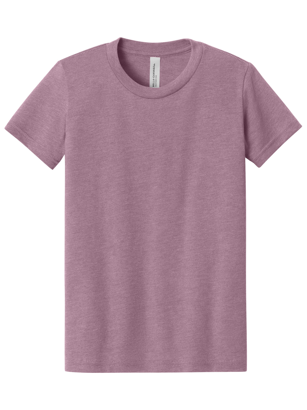 Youth Heather CVC Tee - BC3001YCVC - Heather Orchid