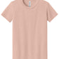 Youth Heather CVC Tee - BC3001YCVC - Heather Peach