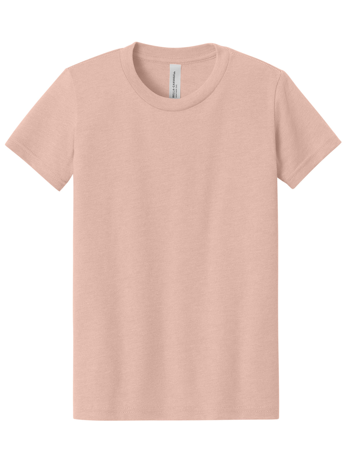 Youth Heather CVC Tee - BC3001YCVC - Heather Peach