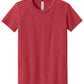 Youth Heather CVC Tee - BC3001YCVC - Heather Red