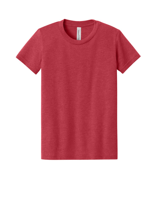 Youth Heather CVC Tee - BC3001YCVC - Heather Red