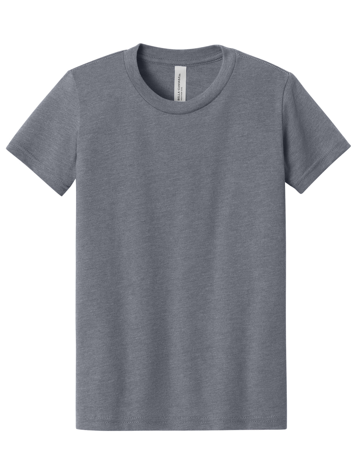 Youth Heather CVC Tee - BC3001YCVC - Heather Storm