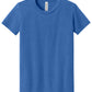 Youth Heather CVC Tee - BC3001YCVC - Heather True Royal