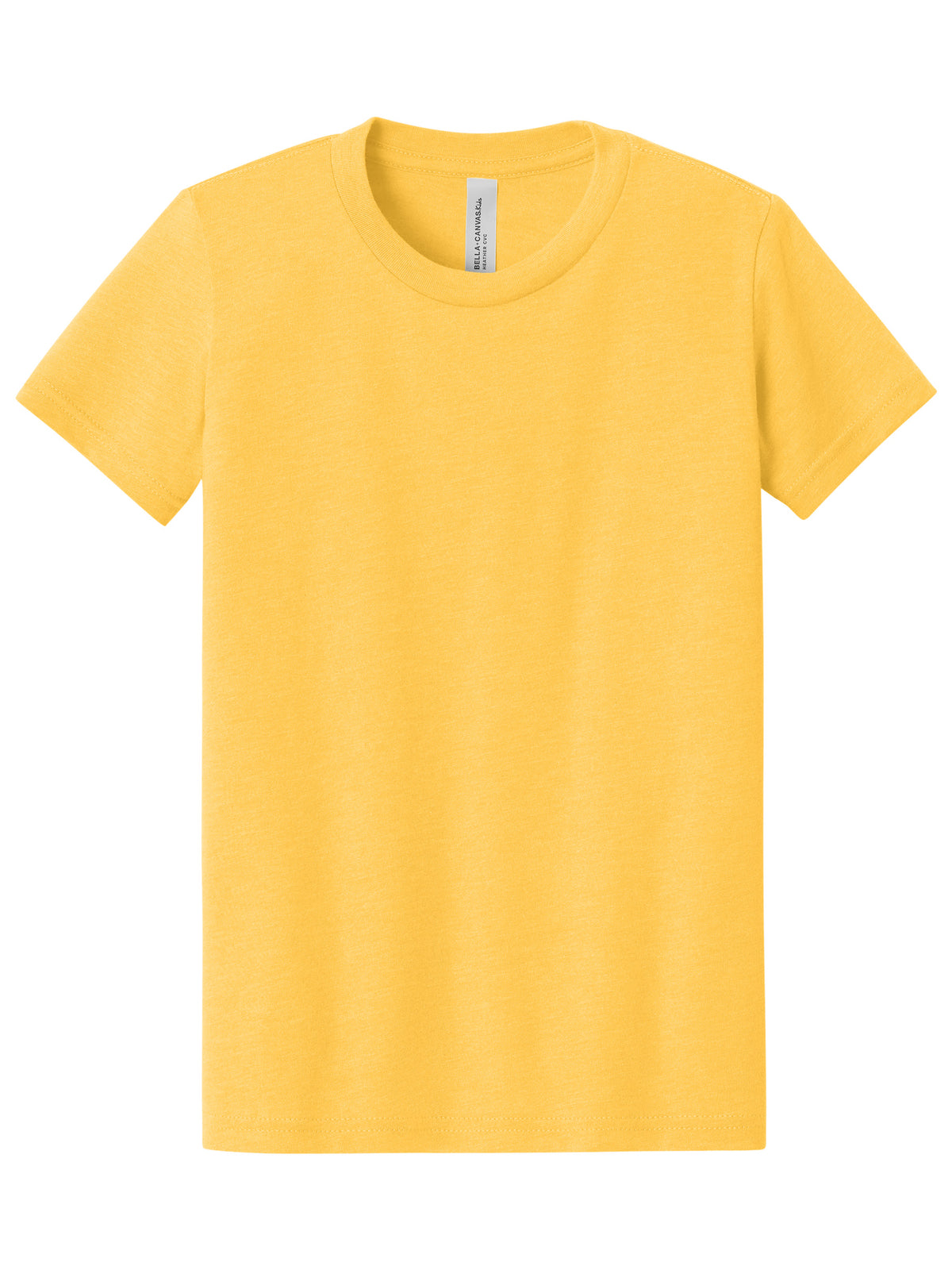 Youth Heather CVC Tee - BC3001YCVC - Heather Yellow Gold