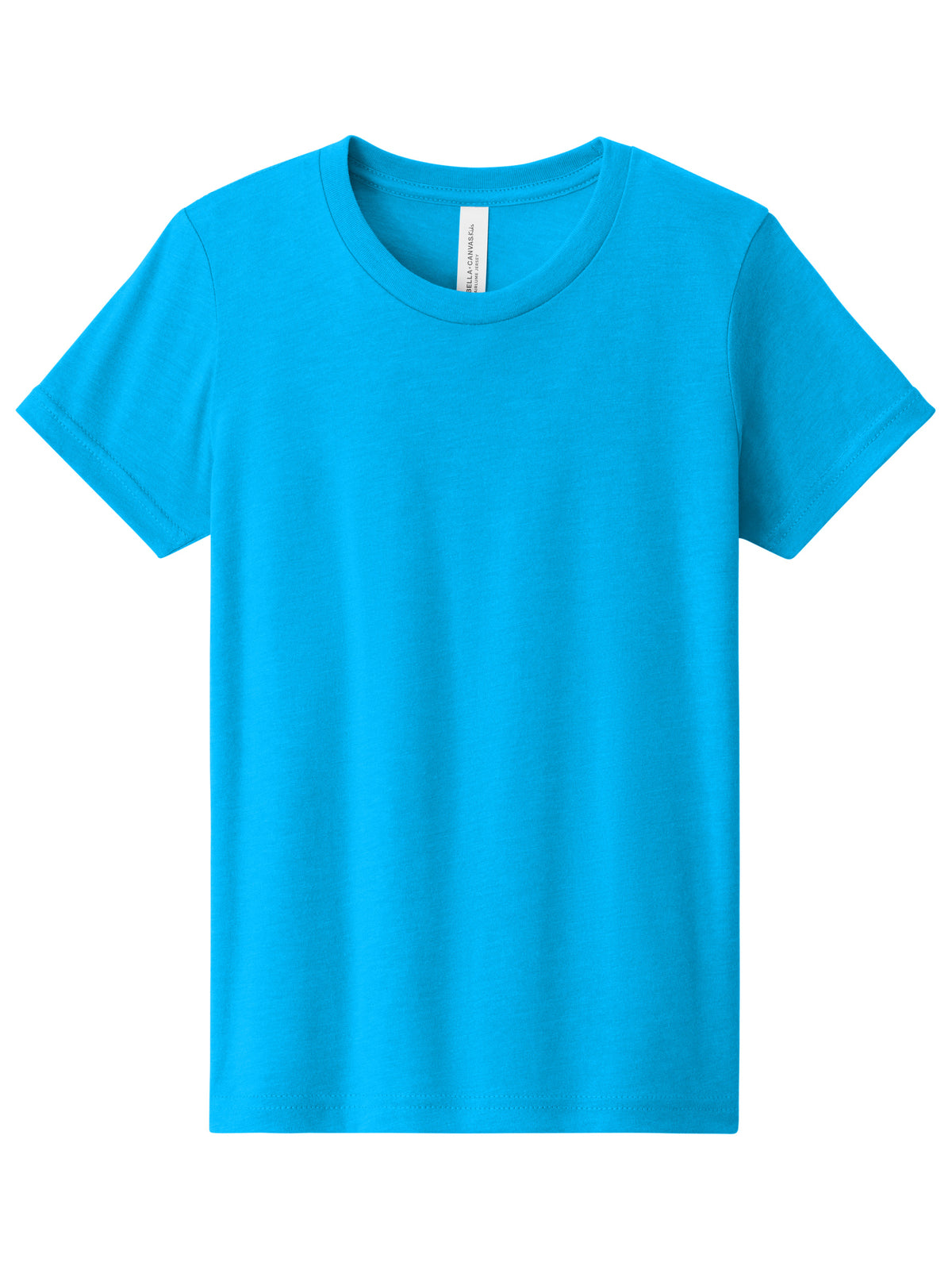 Youth Heather CVC Tee - BC3001YCVC - Neon Blue