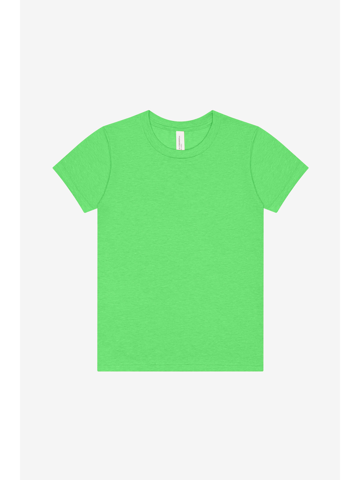 Youth Heather CVC Tee - BC3001YCVC - Neon Green