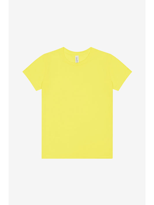 Youth Heather CVC Tee - BC3001YCVC - Neon Yellow