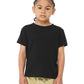 Youth Heather CVC Tee - BC3001YCVC - Solid Black Blend