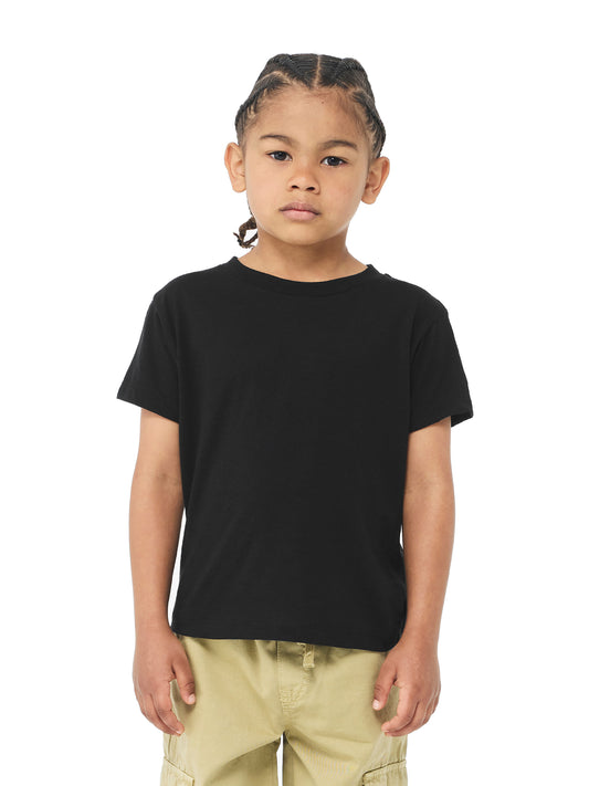 Youth Heather CVC Tee - BC3001YCVC - Solid Black Blend
