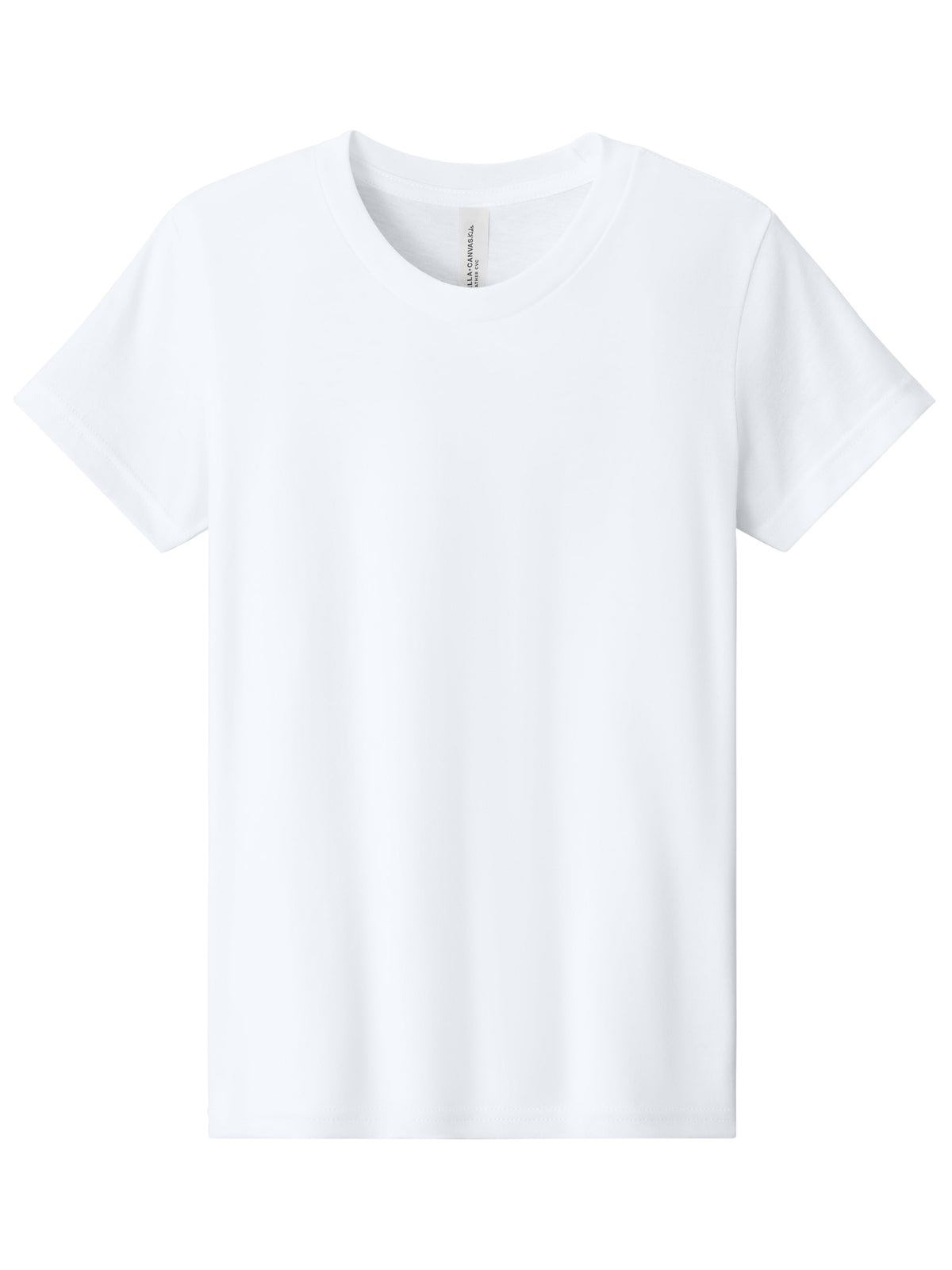 Youth Heather CVC Tee - BC3001YCVC - Solid White Blend