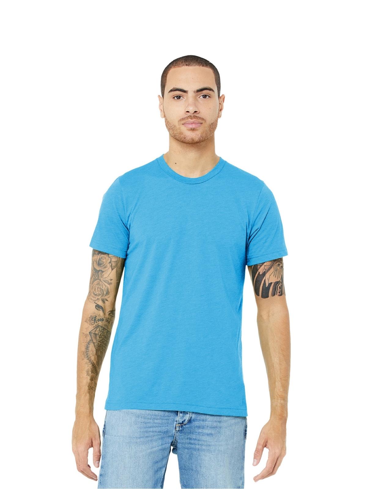 Unisex Triblend Tee - BC3413 - Aqua Triblend