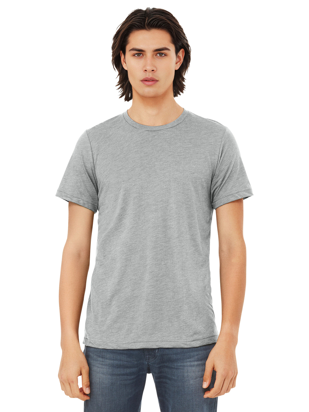 Unisex Triblend Tee - BC3413 - Athletic Grey Triblend