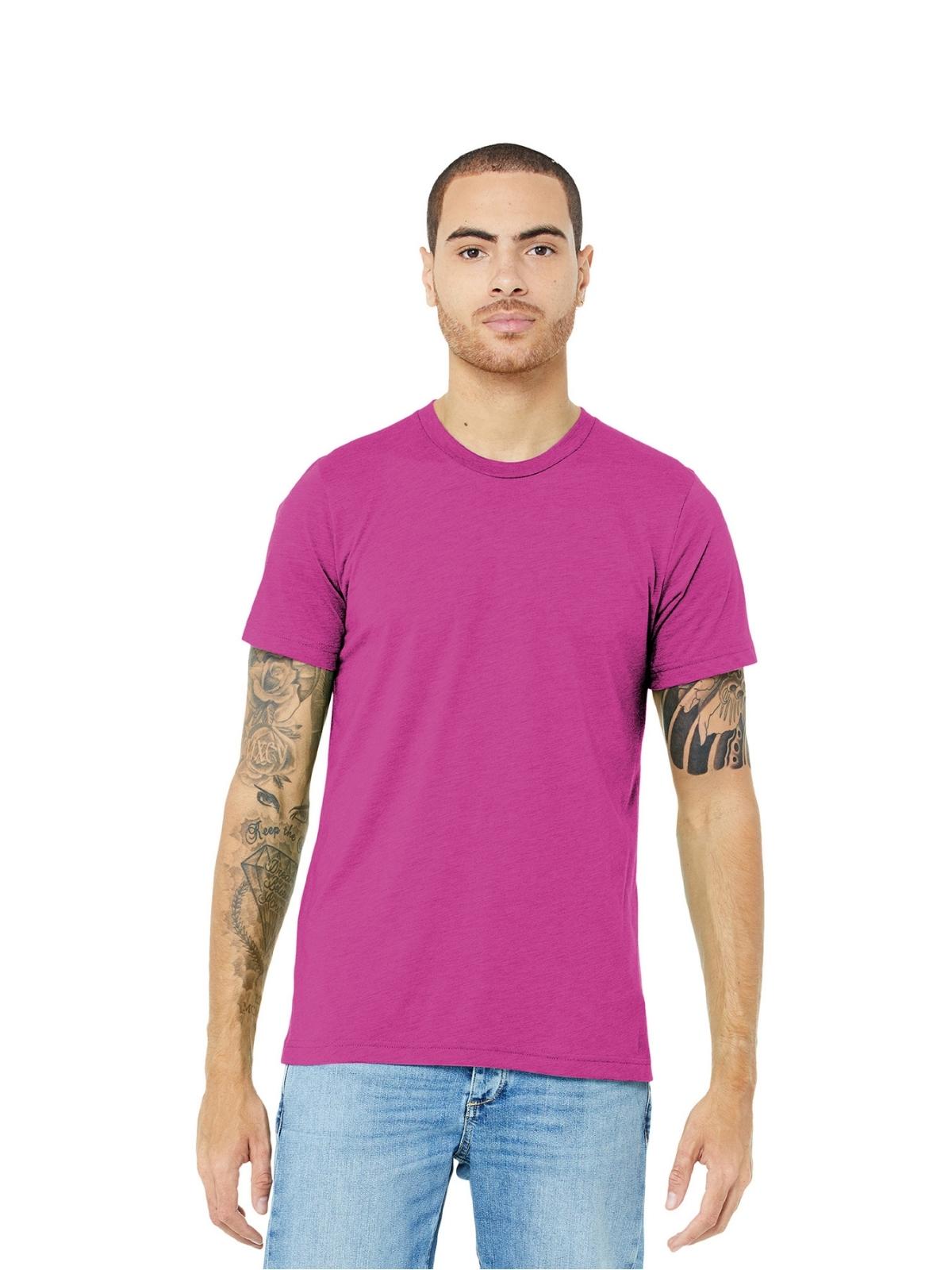 Unisex Triblend Tee - BC3413 - Berry Triblend