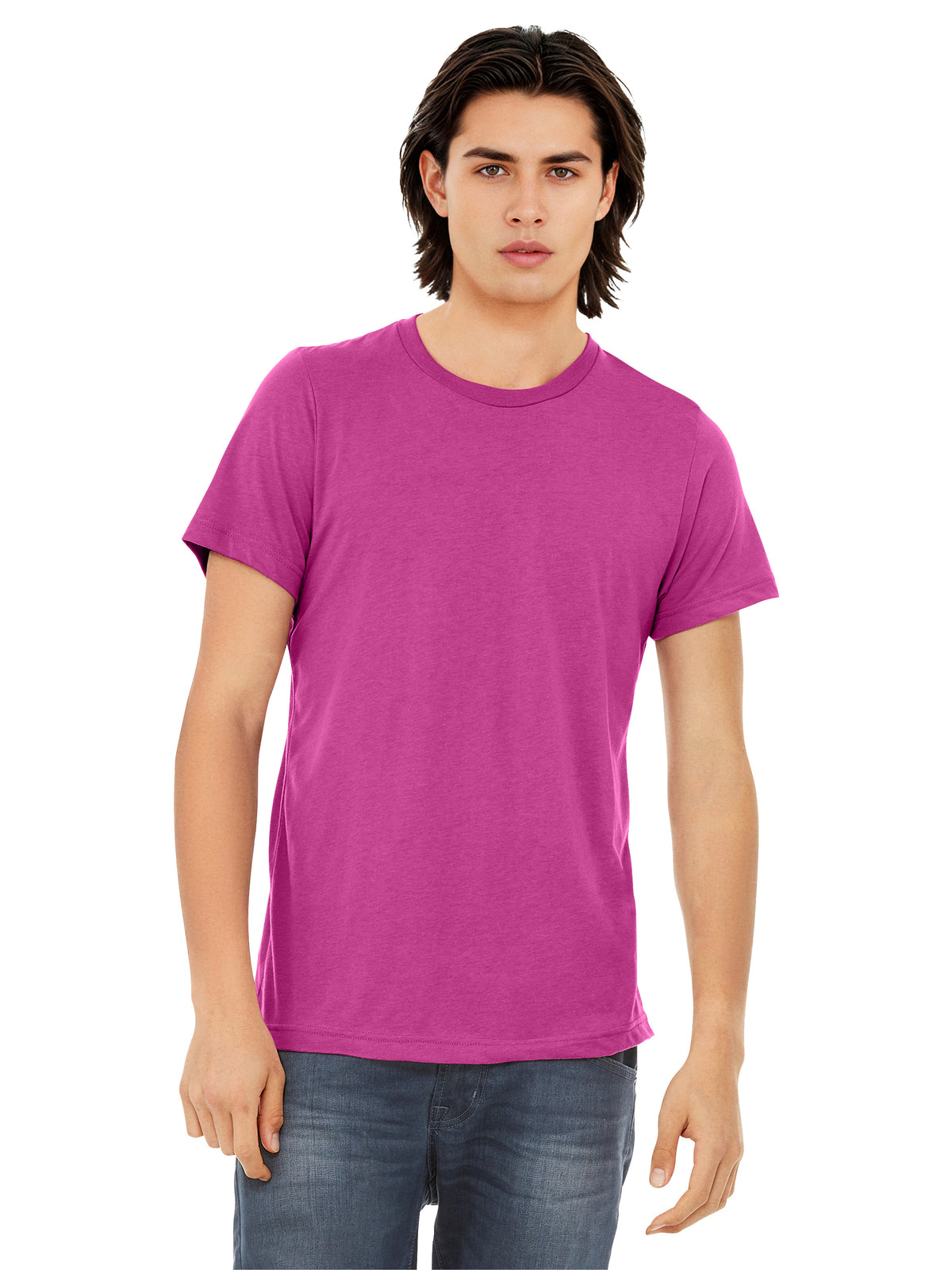Unisex Triblend Tee - BC3413 - Berry Triblend