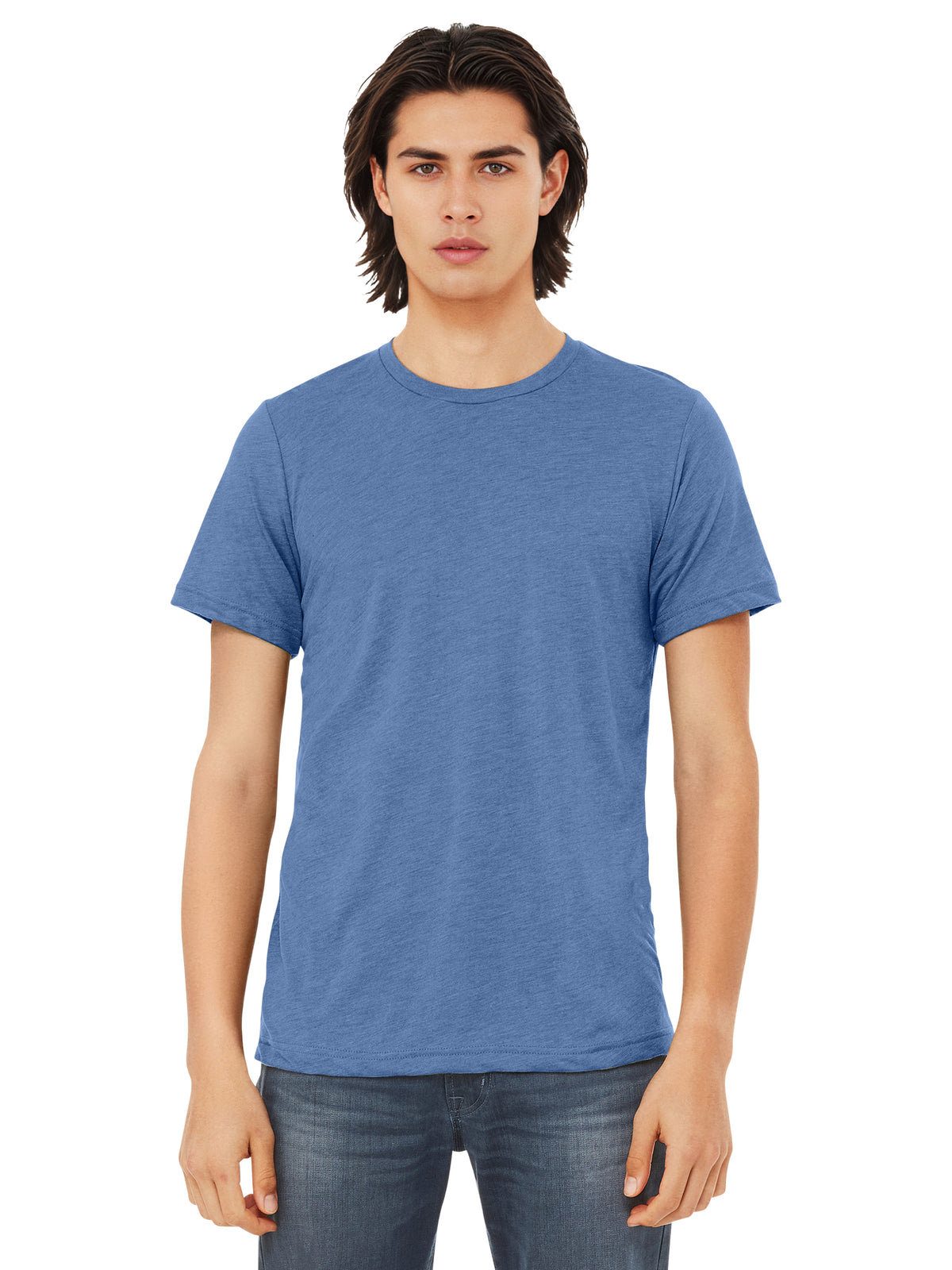 Unisex Triblend Tee - BC3413 - Blue Triblend