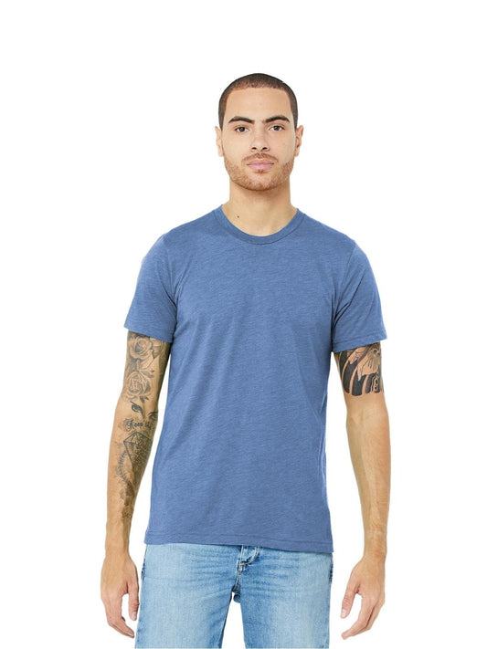 Unisex Triblend Tee - BC3413 - Blue Triblend