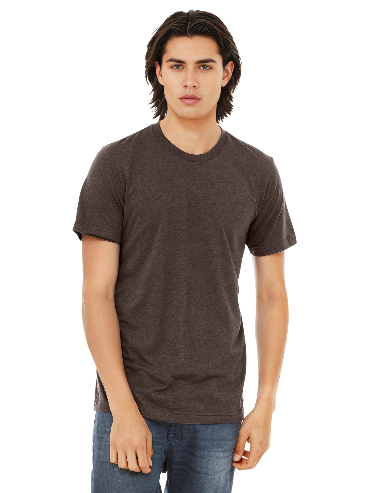 Unisex Triblend Tee - BC3413 - Brown Triblend