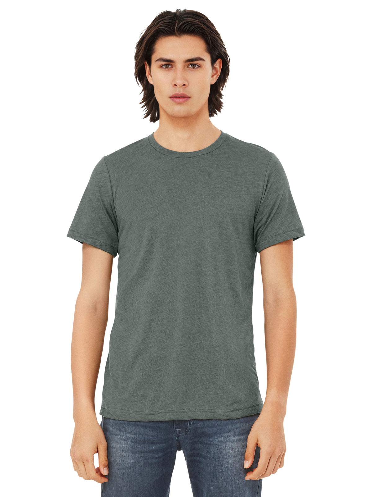 Unisex Triblend Tee - BC3413 - Blue Storm Triblend