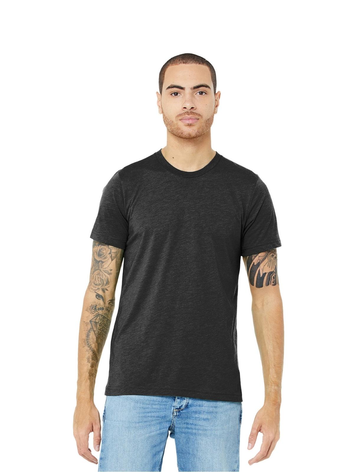 Unisex Triblend Tee - BC3413 - Charcoal-Black Triblend