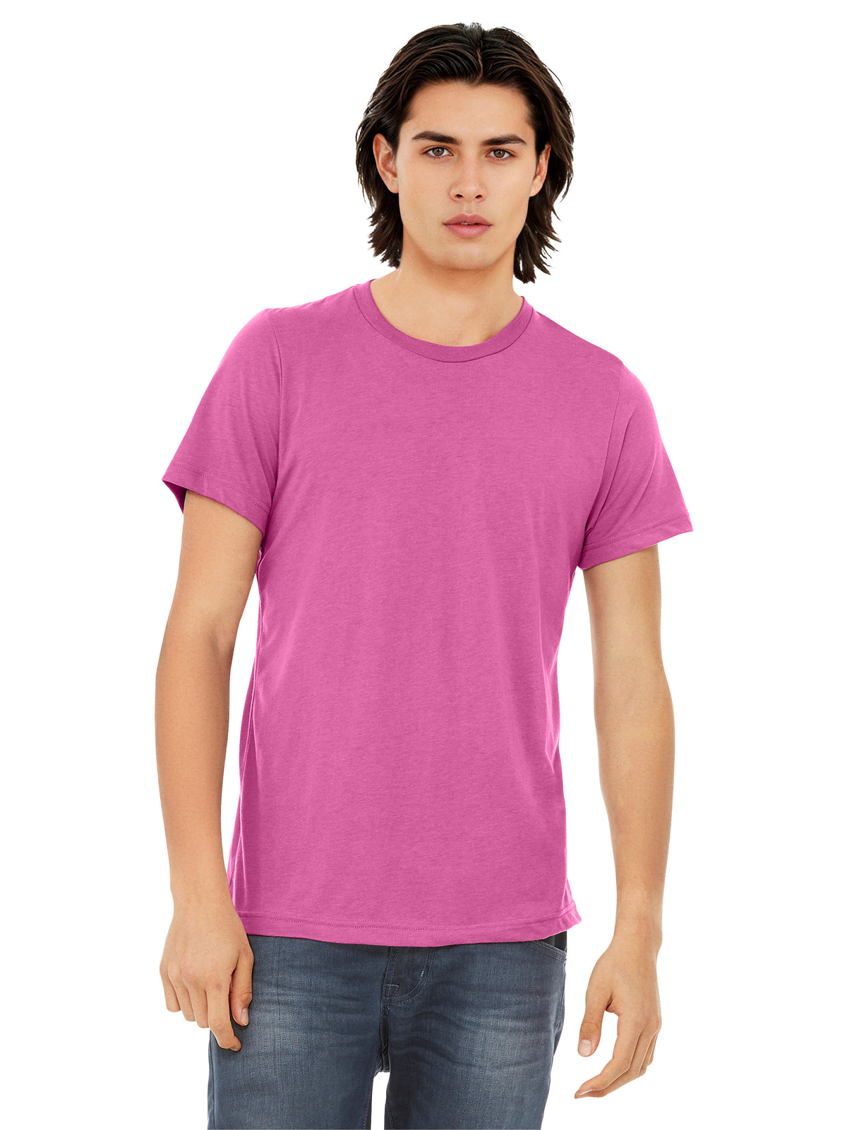 Unisex Triblend Tee - BC3413 - Charity Pink Triblend