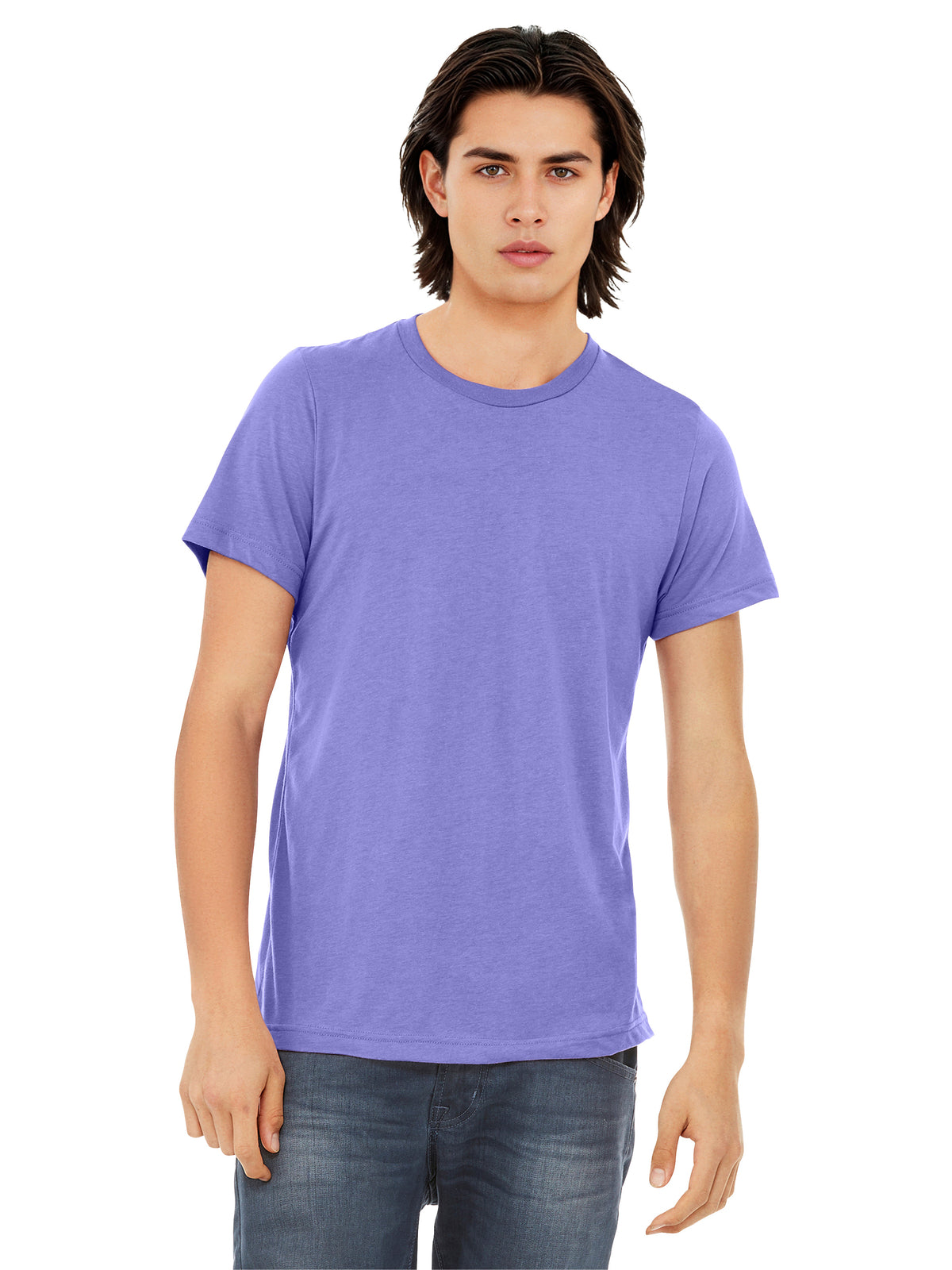 Unisex Triblend Tee - BC3413 - Dark Lavender Triblend