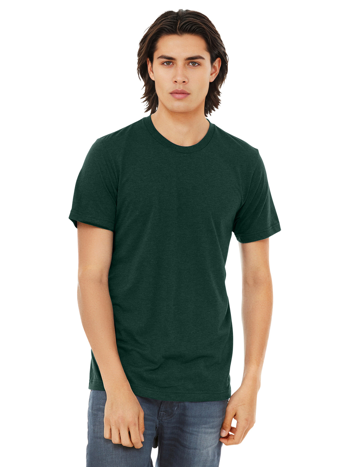 Unisex Triblend Tee - BC3413 - Emerald Triblend