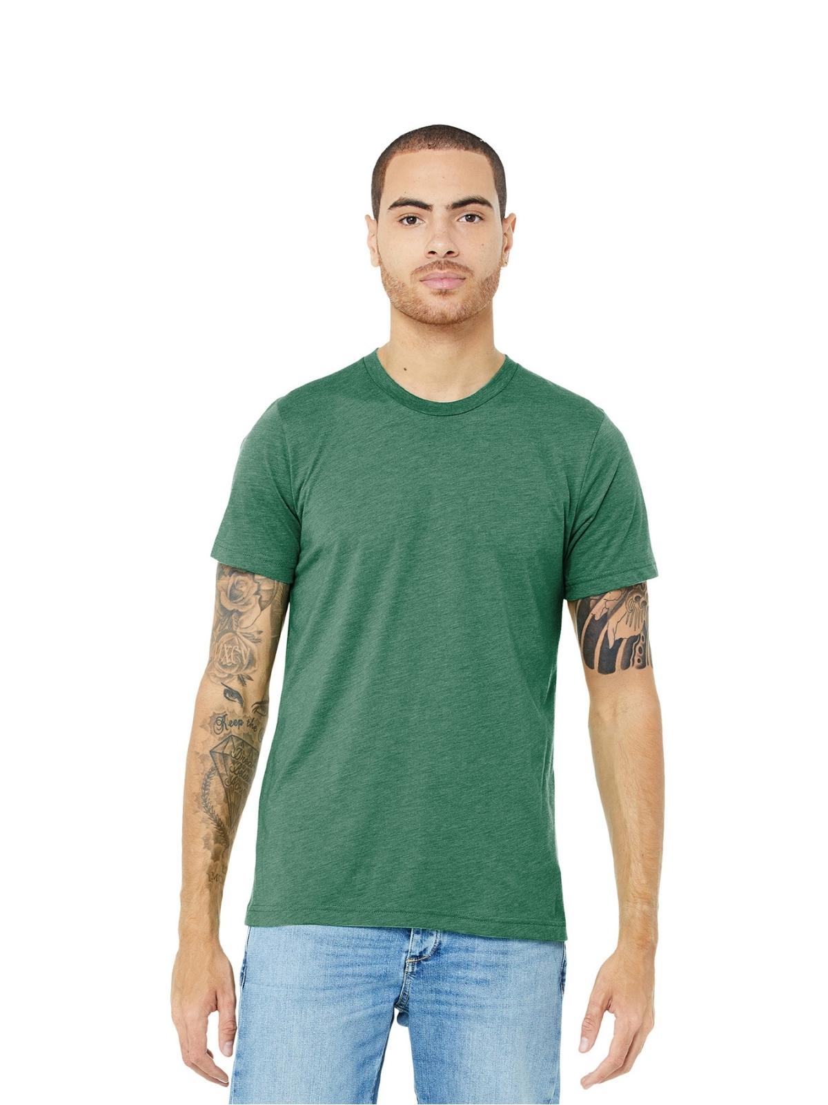 Unisex Triblend Tee - BC3413 - Grass Green Triblend