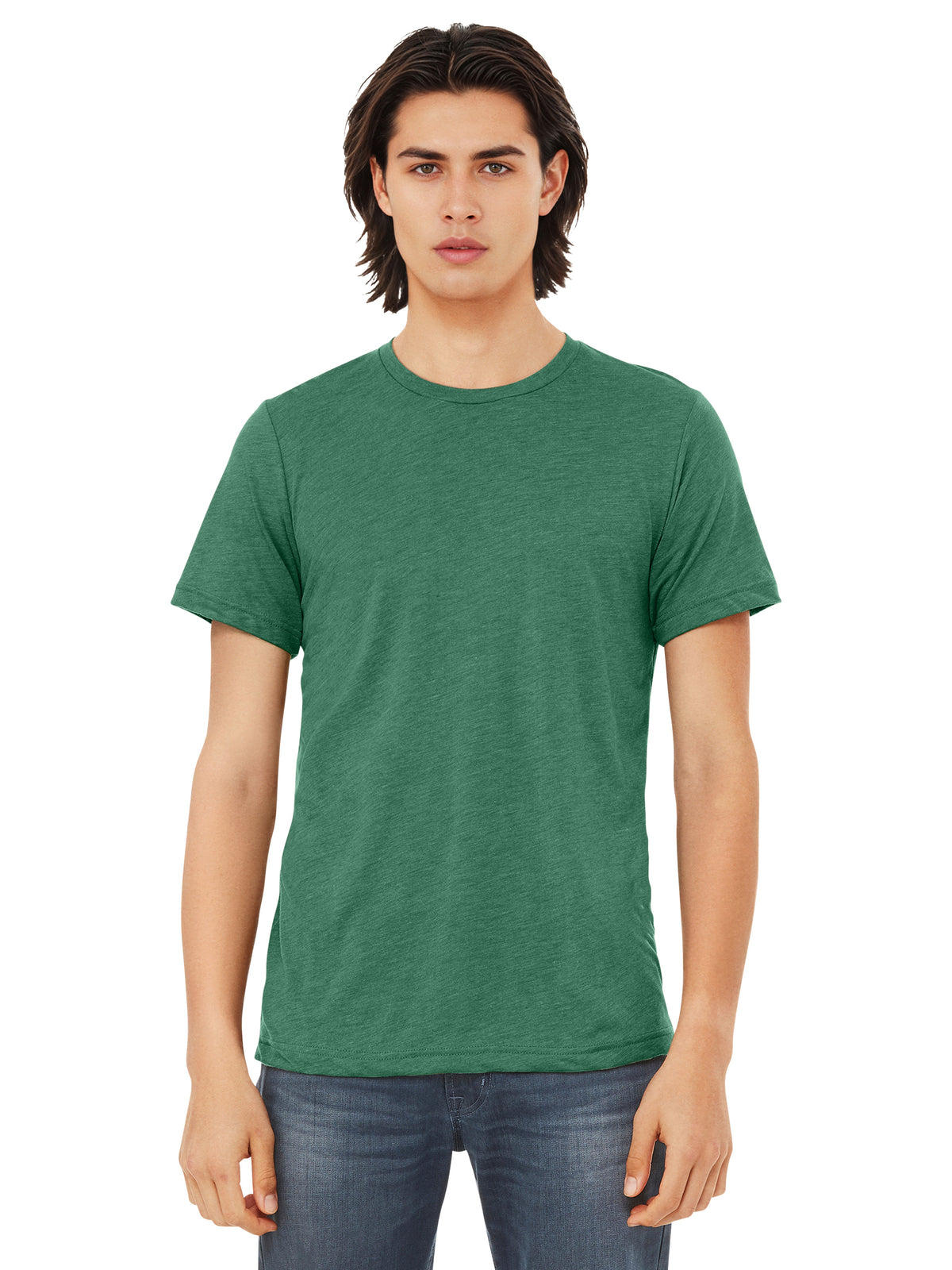Unisex Triblend Tee - BC3413 - Grass Green Triblend